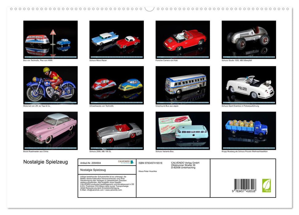 Nostalgie Spielzeug (CALVENDO Premium Wandkalender 2026)
