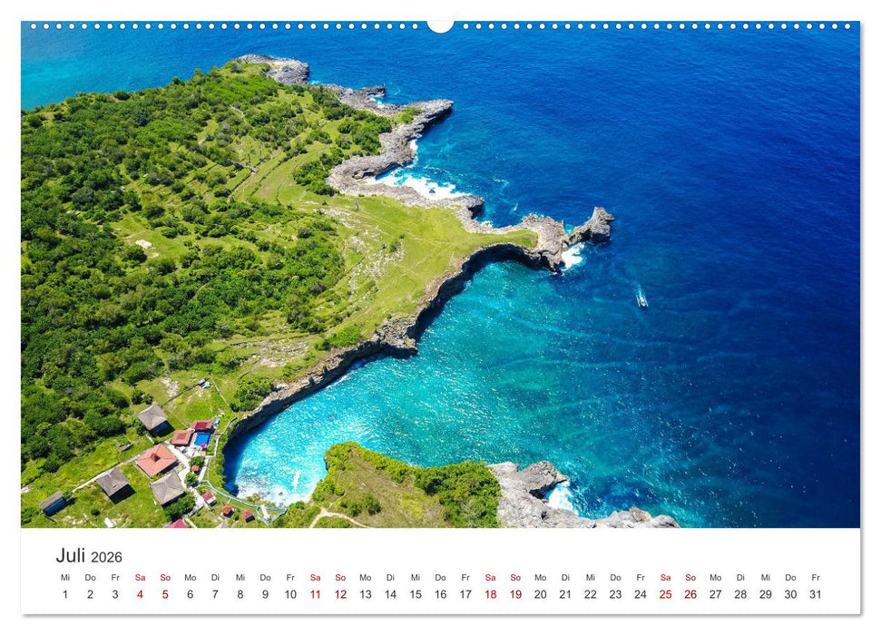 Indonesien Luftaufnahmen (CALVENDO Premium Wandkalender 2026)