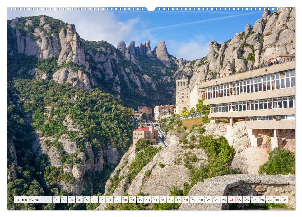 Montserrat Wanderung (CALVENDO Premium Wandkalender 2026)