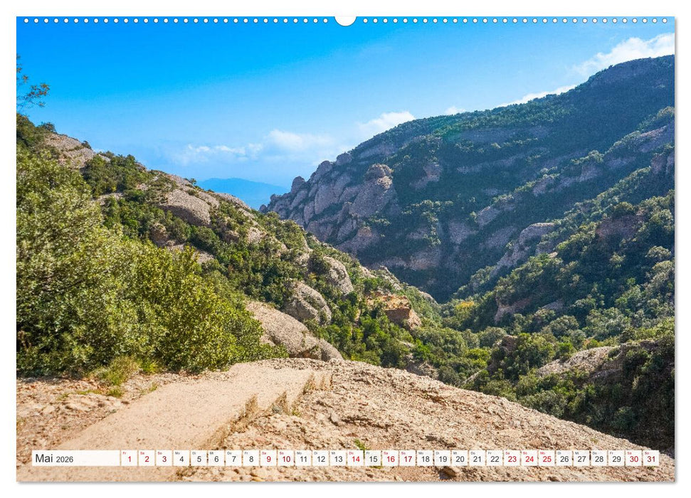 Montserrat Wanderung (CALVENDO Premium Wandkalender 2026)