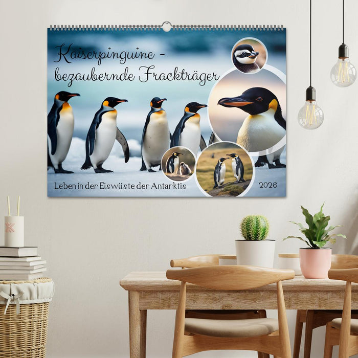 Kaiserpinguine - bezaubernde Frackträger (CALVENDO Wandkalender 2026)