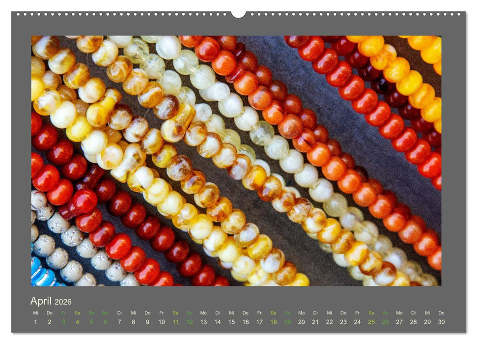 Das Jahr ist bunt. Farbe, Freude und Glück für das ganze Jahr. (CALVENDO Premium Wandkalender 2026)