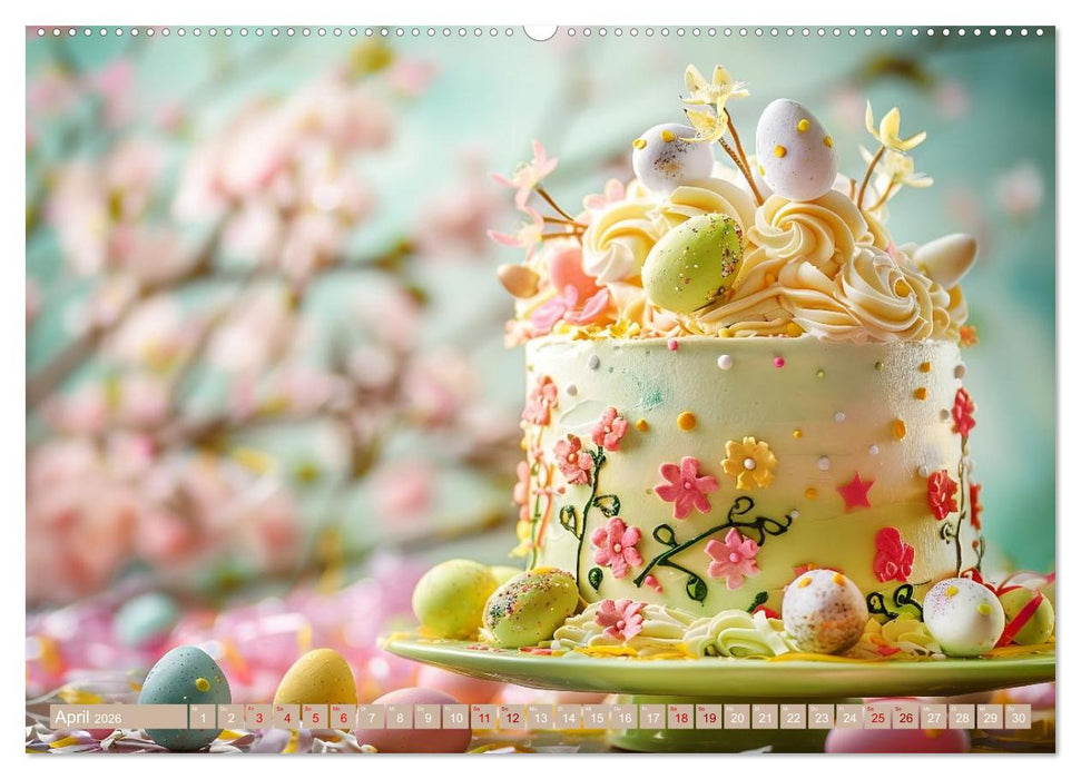 Famose Motivtorten (CALVENDO Premium Wandkalender 2026)