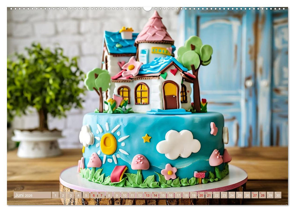 Famose Motivtorten (CALVENDO Premium Wandkalender 2026)
