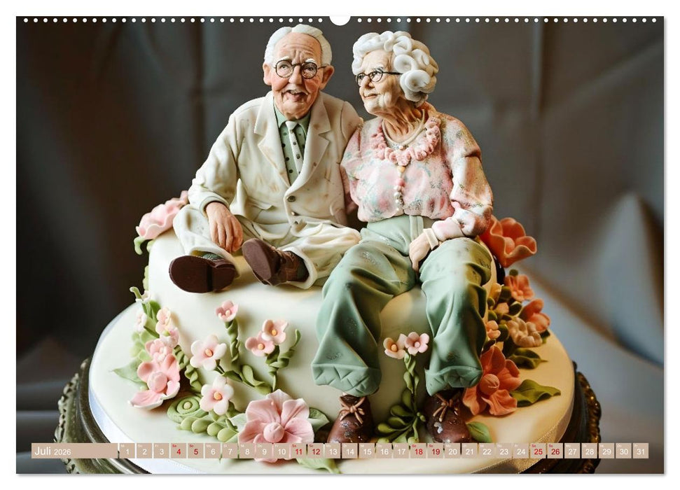 Famose Motivtorten (CALVENDO Premium Wandkalender 2026)