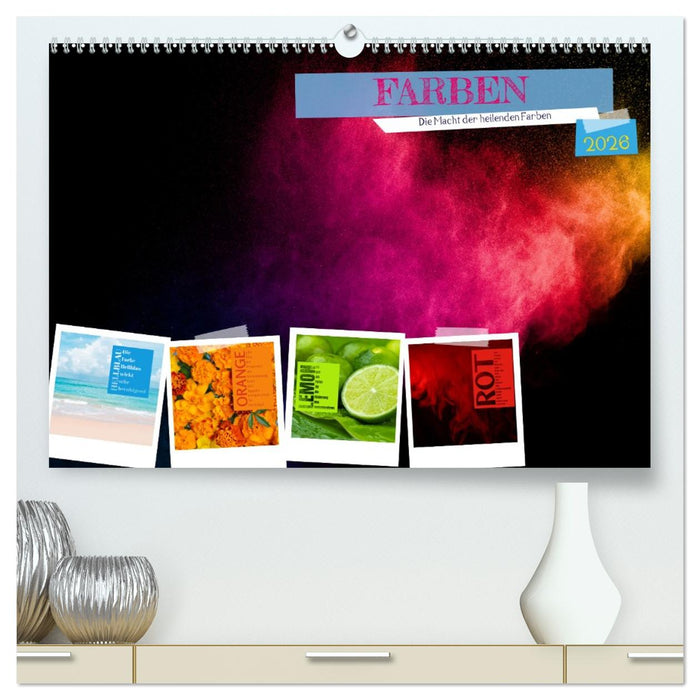 FARBEN Die Macht der heilenden Farben (CALVENDO Premium Wandkalender 2026)