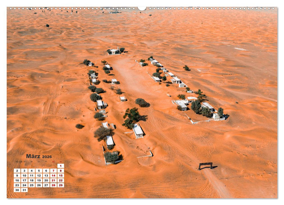 Die Emirate - Im Land der sieben Seelen (CALVENDO Wandkalender 2026)