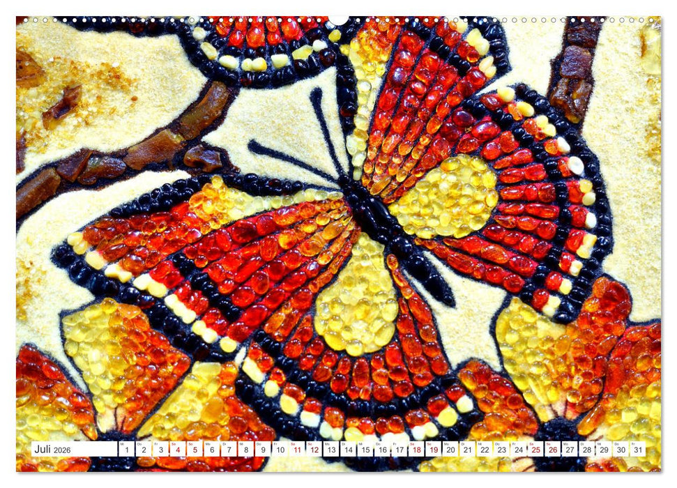 Ostsee-Gold - Bernstein-Souvenirs aus Königsberg (CALVENDO Premium Wandkalender 2026)