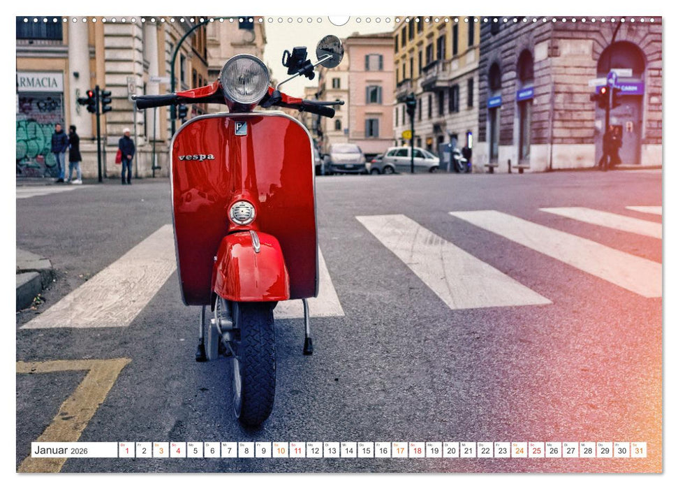 Kult Roller - Vesparade (CALVENDO Premium Wandkalender 2026)