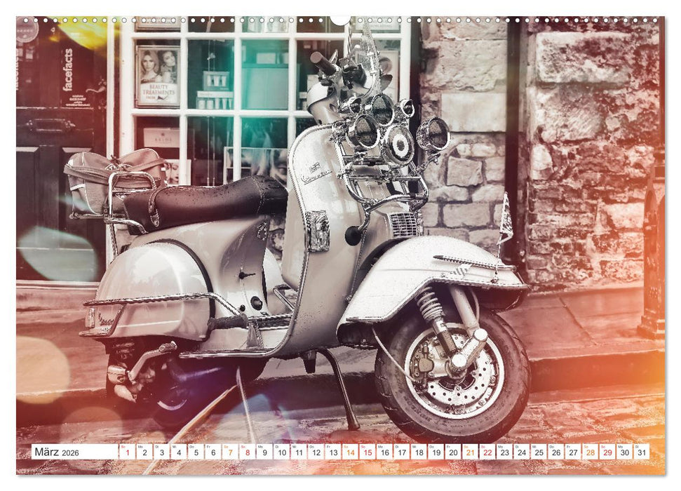 Kult Roller - Vesparade (CALVENDO Premium Wandkalender 2026)