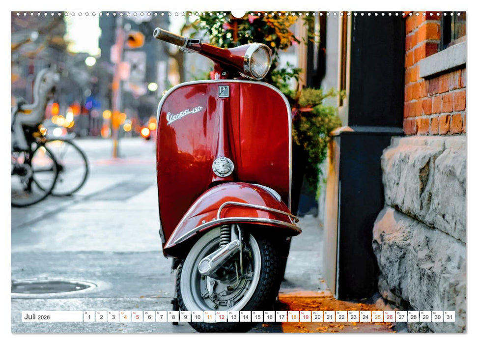 Kult Roller - Vesparade (CALVENDO Premium Wandkalender 2026)