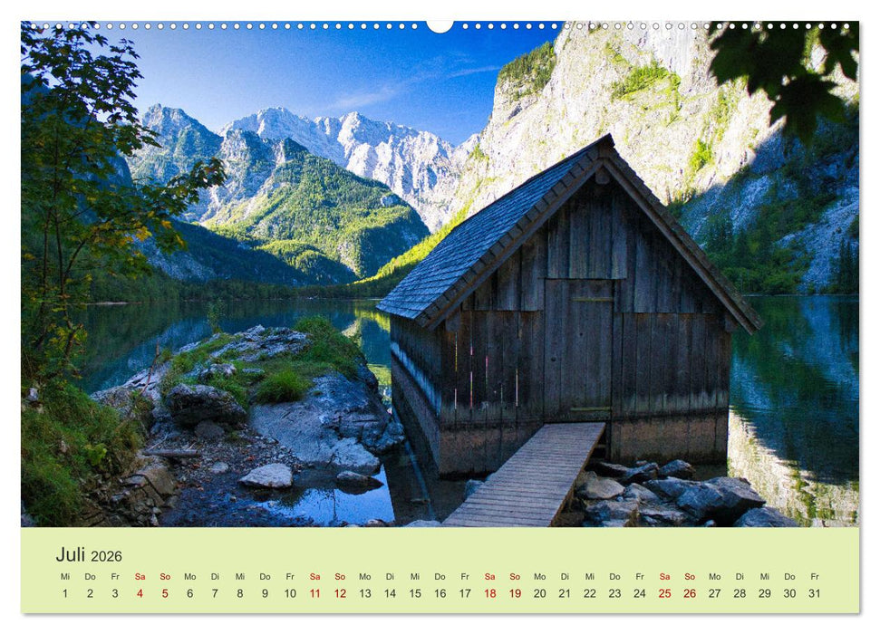 Berglandschaften - Deutschland, Italien und Schweiz (CALVENDO Premium Wandkalender 2026)