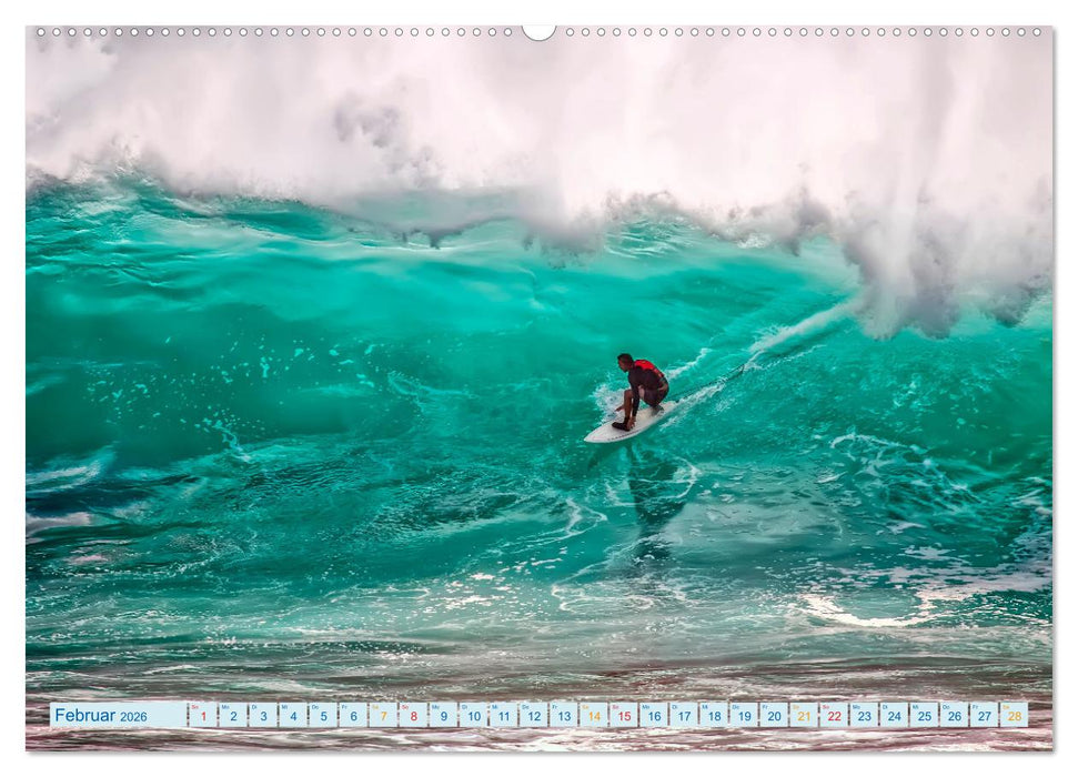 Surfen - einfach cool (CALVENDO Premium Wandkalender 2026)