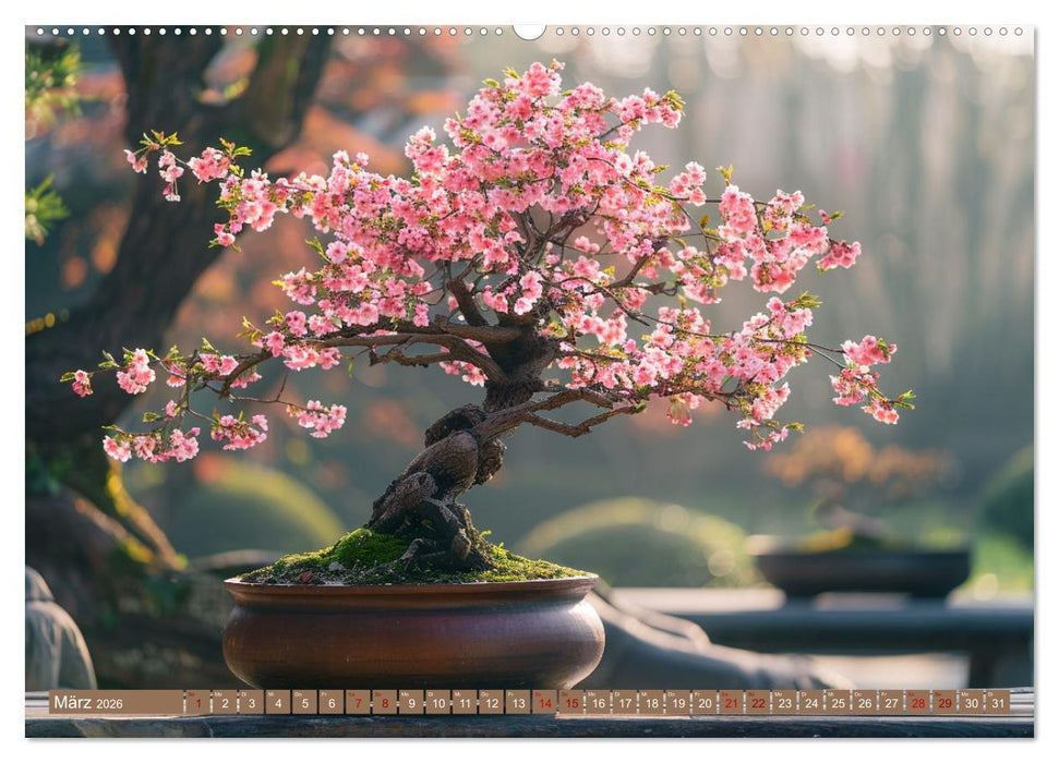 Bonsai meditativ (CALVENDO Premium Wandkalender 2026)