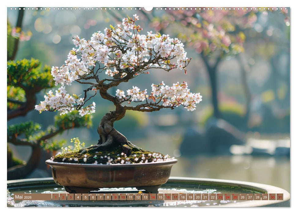 Bonsai meditativ (CALVENDO Premium Wandkalender 2026)