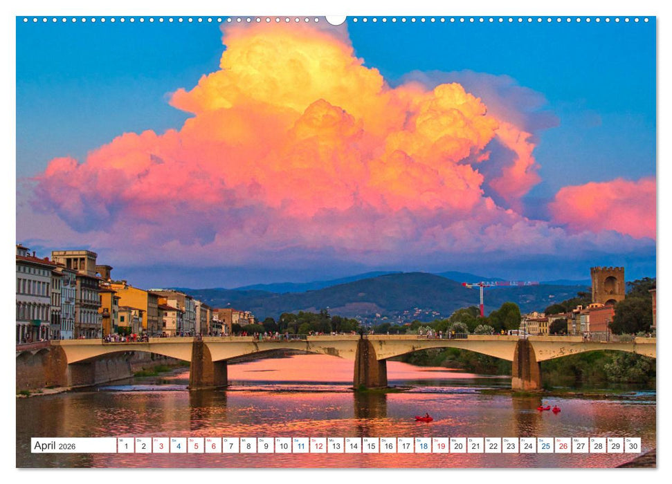 Wundervolles Florenz (CALVENDO Premium Wandkalender 2026)