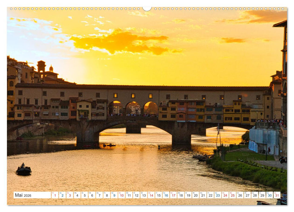 Wundervolles Florenz (CALVENDO Premium Wandkalender 2026)