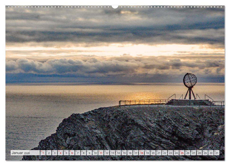 Vom Nordkap zum Südkap (CALVENDO Wandkalender 2026)