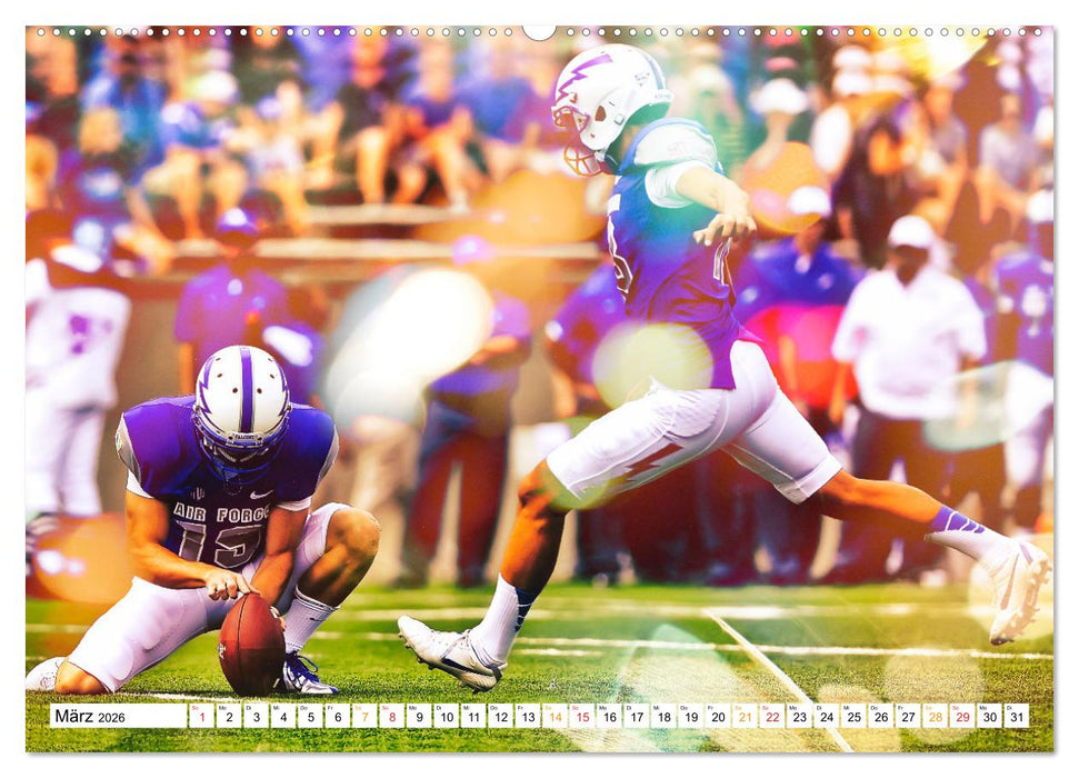 American Football - Power (CALVENDO Premium Wandkalender 2026)
