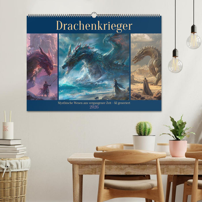 Drachenkrieger (CALVENDO Wandkalender 2026)