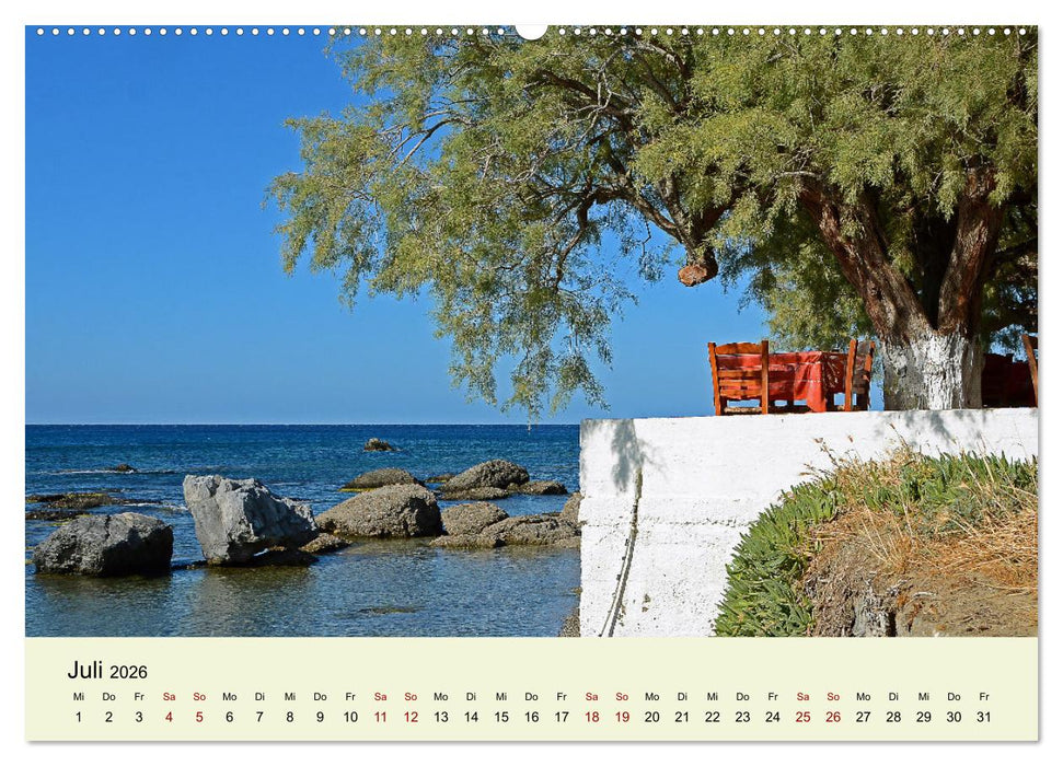 Kreta so vielseitig und wunderschön (CALVENDO Premium Wandkalender 2026)