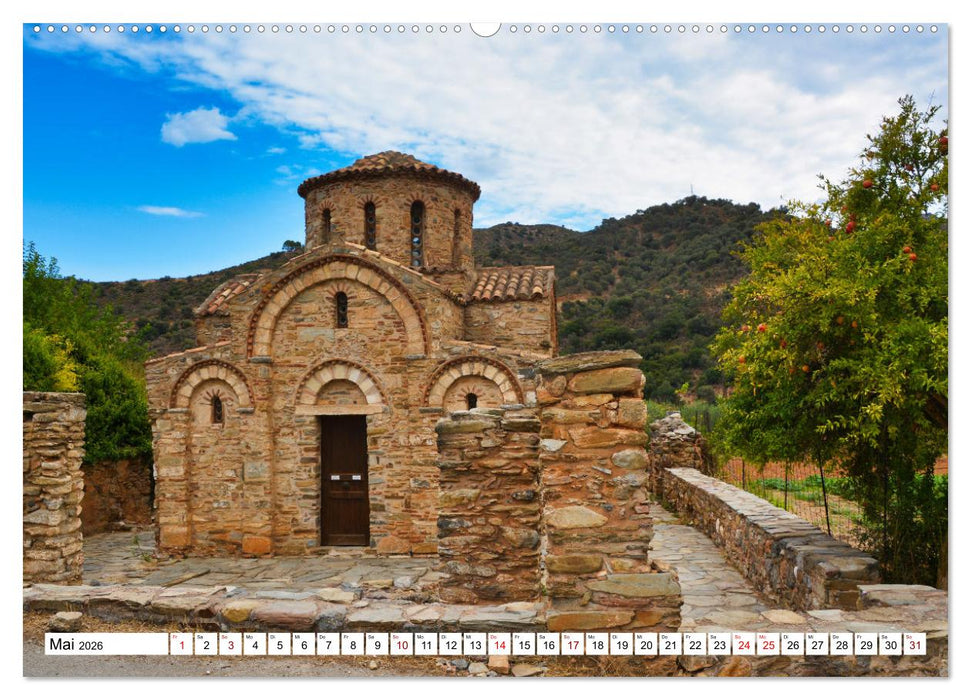 Kreta - Insel der Kapellen (CALVENDO Premium Wandkalender 2026)