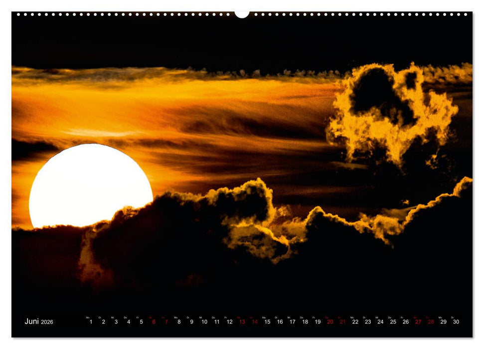 SUNDOWN EXTREME - Das Bild der auf- und untergehenden Sonne (CALVENDO Premium Wandkalender 2026)