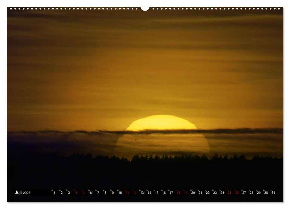 SUNDOWN EXTREME - Das Bild der auf- und untergehenden Sonne (CALVENDO Premium Wandkalender 2026)