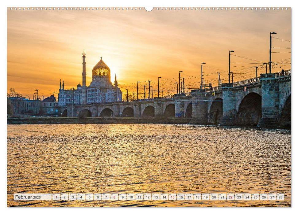 Dresdner Momente (CALVENDO Premium Wandkalender 2026)