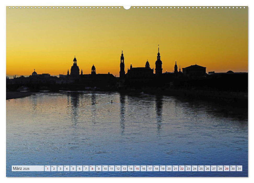 Dresdner Momente (CALVENDO Premium Wandkalender 2026)