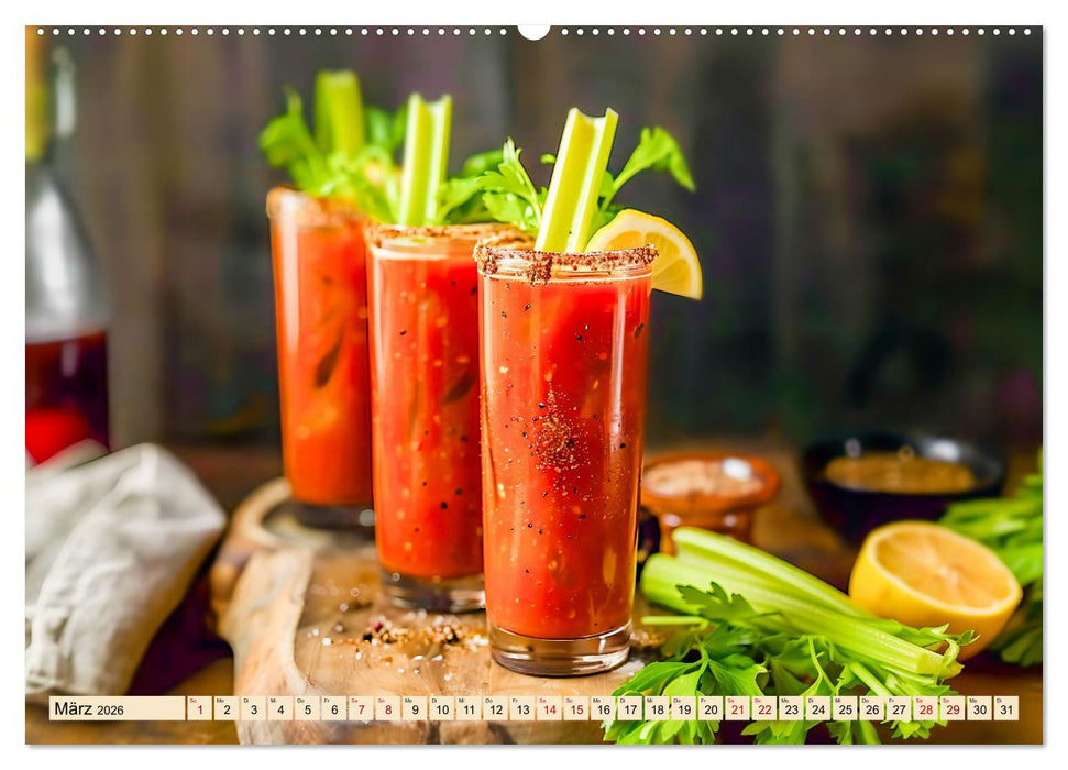Alles Tomate oder was?! - Herzhafte Speisen rund um die Tomate (CALVENDO Wandkalender 2026)