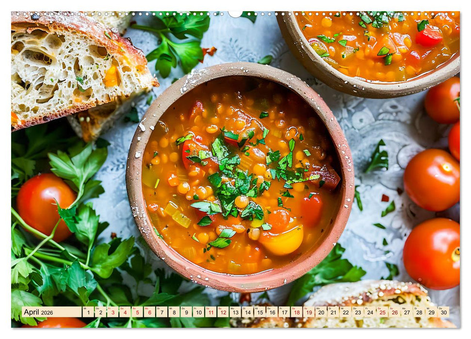 Alles Tomate oder was?! - Herzhafte Speisen rund um die Tomate (CALVENDO Wandkalender 2026)