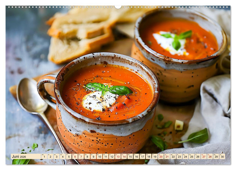 Alles Tomate oder was?! - Herzhafte Speisen rund um die Tomate (CALVENDO Wandkalender 2026)