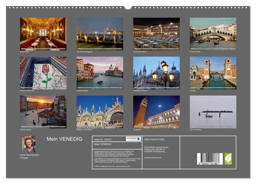 Mein VENEDIG (CALVENDO Premium Wandkalender 2026)