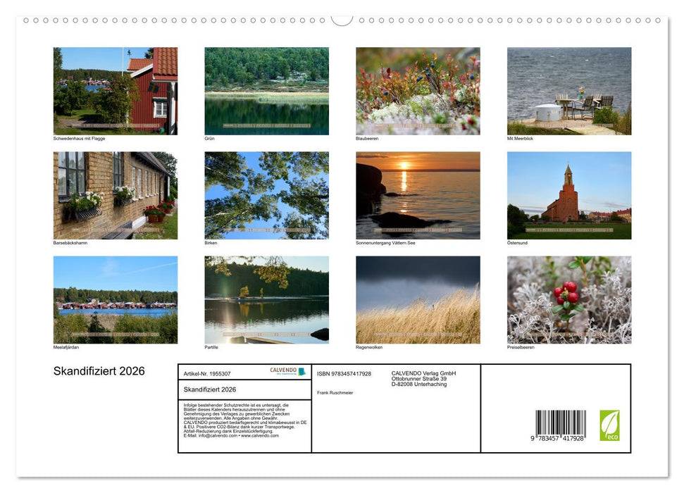 Skandifiziert 2026 (CALVENDO Premium Wandkalender 2026)