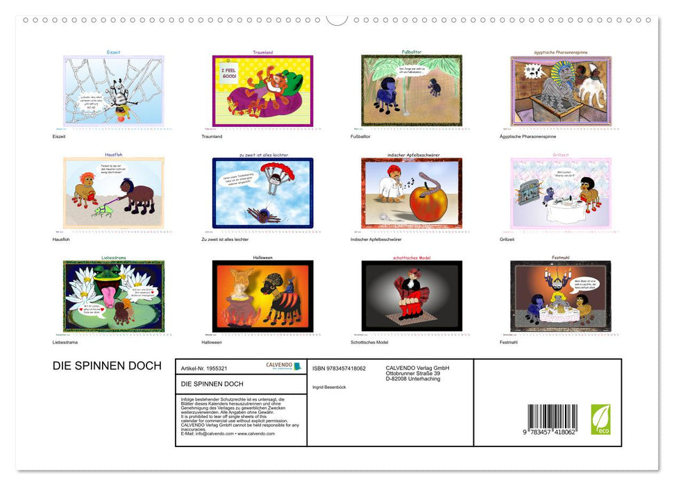 DIE SPINNEN DOCH (CALVENDO Premium Wandkalender 2026)