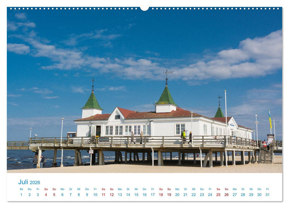 Streifzug auf Usedom (CALVENDO Premium Wandkalender 2026)
