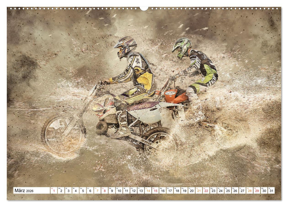 Motocross extrem (CALVENDO Premium Wandkalender 2026)