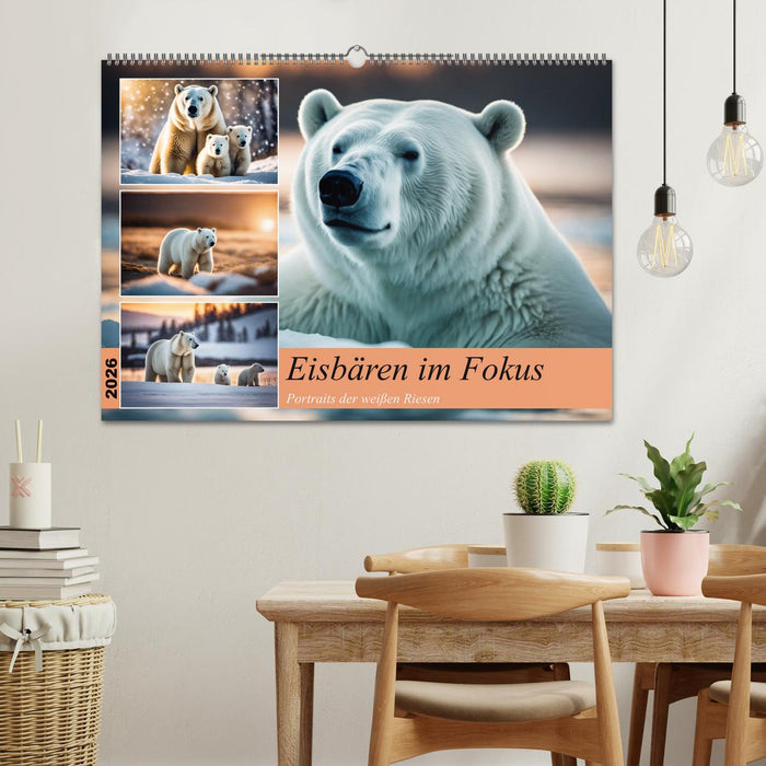 Eisbären im Fokus (CALVENDO Wandkalender 2026)
