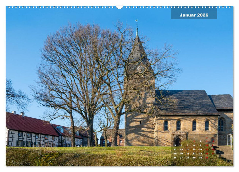 Dortmunds mittelalterliche Kirchen (CALVENDO Premium Wandkalender 2026)