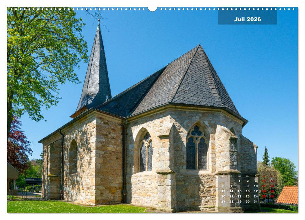 Dortmunds mittelalterliche Kirchen (CALVENDO Premium Wandkalender 2026)