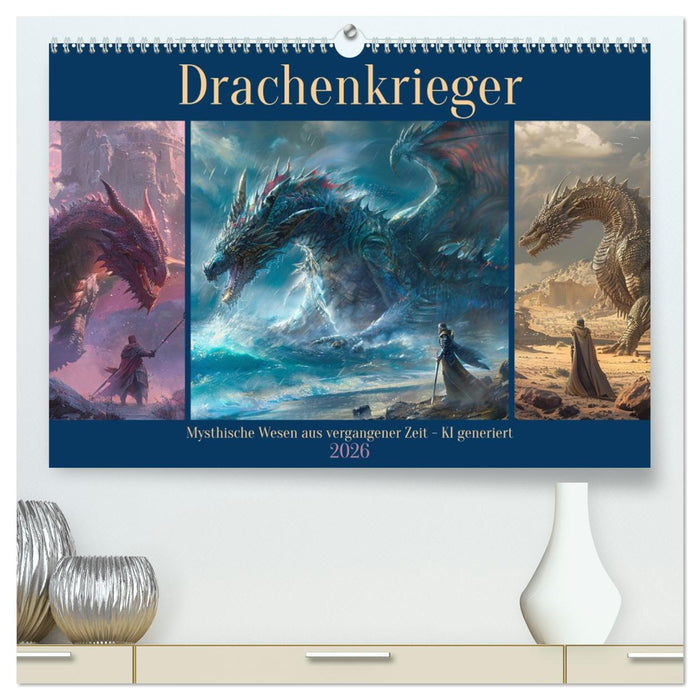 Drachenkrieger (CALVENDO Premium Wandkalender 2026)