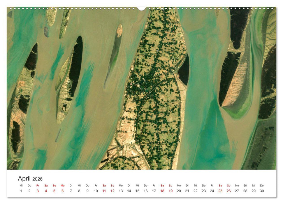 Die Erde aus dem All (CALVENDO Premium Wandkalender 2026)