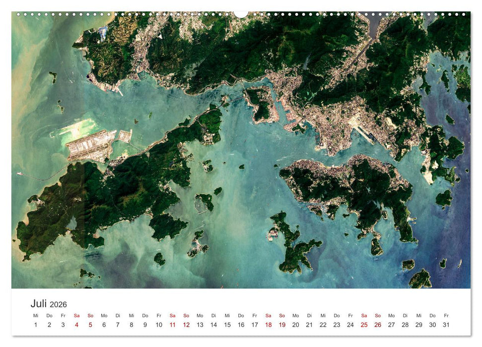Die Erde aus dem All (CALVENDO Premium Wandkalender 2026)