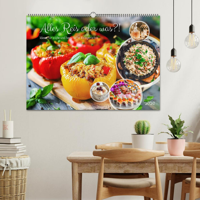 Alles Reis oder was?! - Ideen für süße und herzhafte Reisgerichte (CALVENDO Wandkalender 2026)