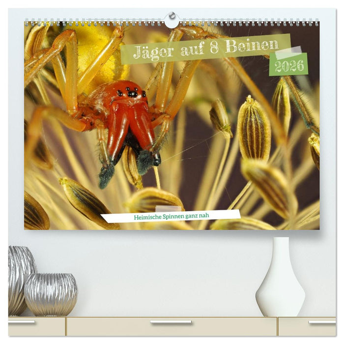 Jäger auf acht Beinen (CALVENDO Premium Wandkalender 2026)