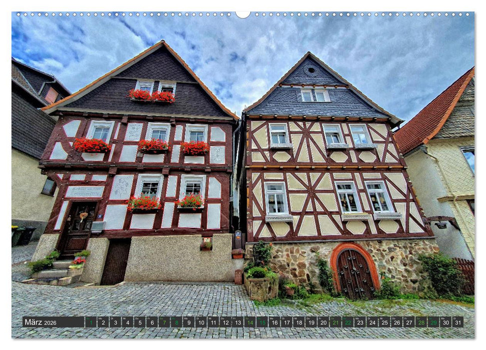 Schönes Biedenkopf Luftkurort in Hessen (CALVENDO Premium Wandkalender 2026)