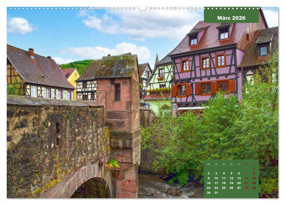 Kaisersberg Perle des Elsass (CALVENDO Premium Wandkalender 2026)