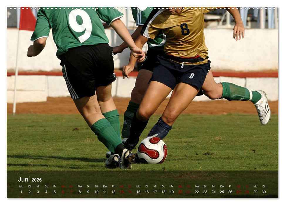 Fußball - pure Leidenschaft (CALVENDO Premium Wandkalender 2026)