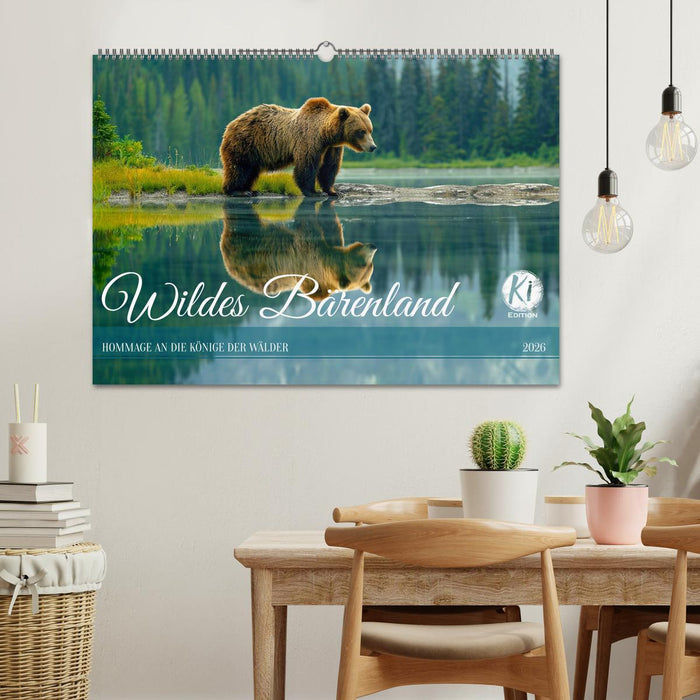 Wildes Bärenland (CALVENDO Wandkalender 2026)